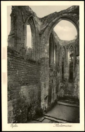 Ansichtskarte Oybin Burg und Klosterruine 1925