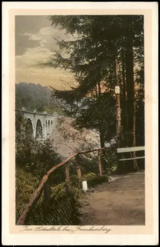 Ansichtskarte Frankenberg (Sachsen) Im Lützetale 1925