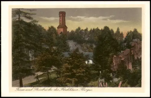 Ansichtskarte Rochlitz Turm Steinbruch Rochlitzer Berg 1925