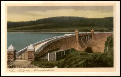 Ansichtskarte Lengefeld (Erzgebirge) Talsperre Neunzehnhain 1925