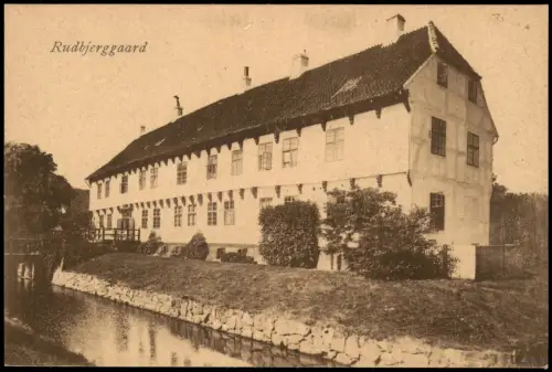 Postcard Dannemare Rudbjerggaard Rudbjerggård 1922