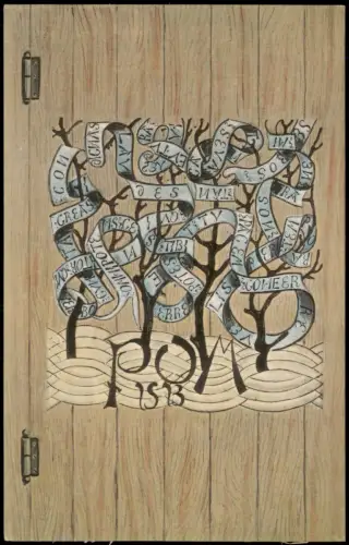 Ansichtskarte Nossen Türflügel einer Betkapelle 1913