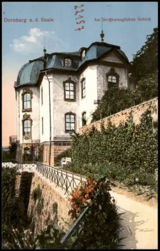 Ansichtskarte Dornburg-Camburg Am Großherzoglichen Schloß 1923