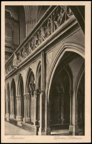 Ansichtskarte Meißen Dom Lettner 1928