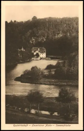 Ansichtskarte Lauenhain-Mittweida Lauenhainer Mühle 1929