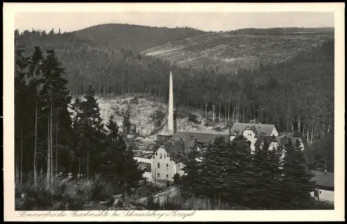 Ansichtskarte Schmiedeberg (Erzgebirge)-Dippoldiswalde Buschmühle 1926