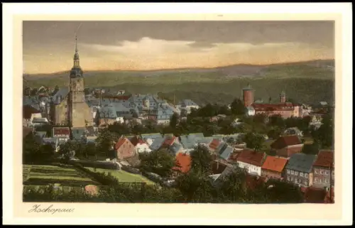 Ansichtskarte Zschopau Stadtblick 1926