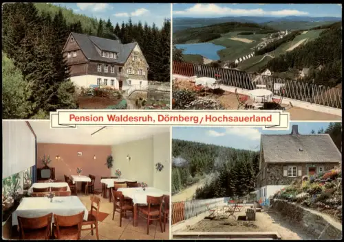 Ansichtskarte Dörnberg-Bestwig 4 Bild Pension Waldesruh 1975