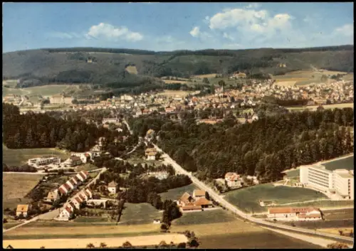 Ansichtskarte Bad Driburg Luftbild Luftaufnahme 1976