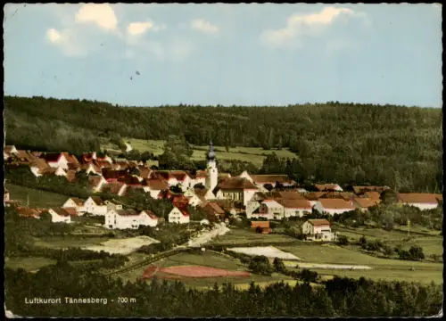 Ansichtskarte Tännesberg Stadtpartie 1971