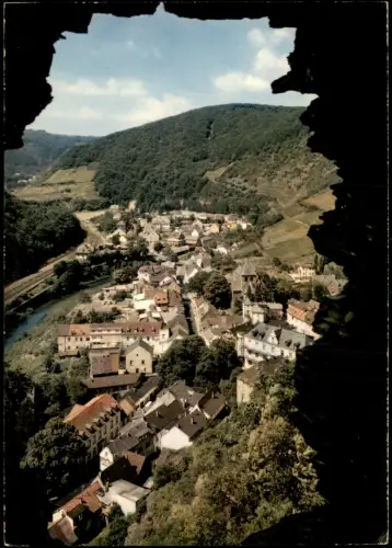 Ansichtskarte Altenahr Blick von der Burgruine Are 1974