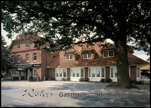 Ansichtskarte Visselhövede Röhrs Gasthaus 1987