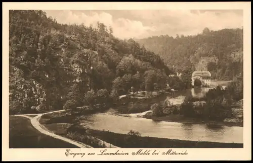 Ansichtskarte Lauenhain-Mittweida Lauenhainer Mühle 1930
