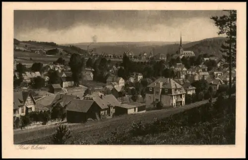 Ansichtskarte Bad Elster Totale 1923