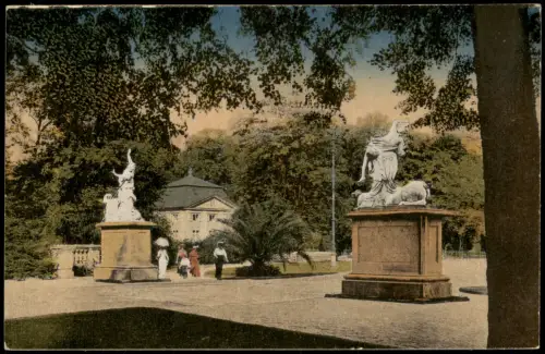 Seevorstadt-Ost/Großer Garten-Dresden Partie im Kgl. Großen Garten. 1914