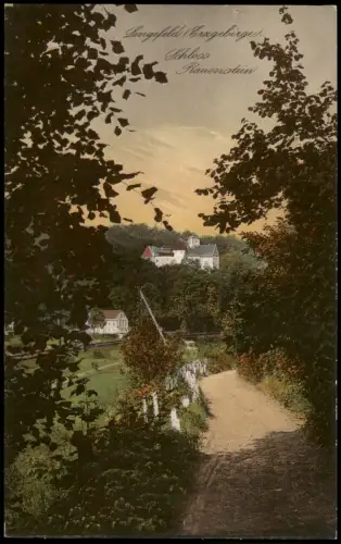 Rauenstein-Lengefeld Erzgebirge Schloss Rauenstein im Erzgebirge,  Saxonia 1910