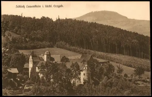 Lauenstein (Erzgebirge)-Altenberg (Erzgebirge) Schloß Lauenstein Stadt 1922