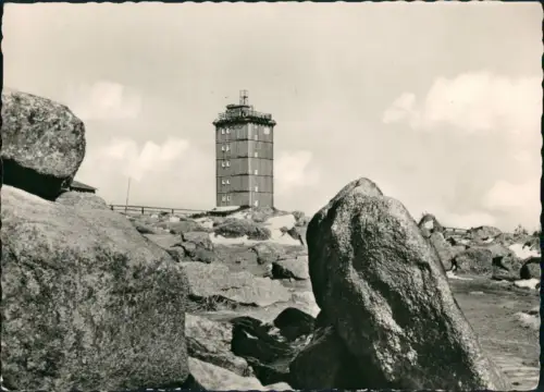 Ansichtskarte Ilsenburg (Harz) Wetterwarte (Brocken) 1959