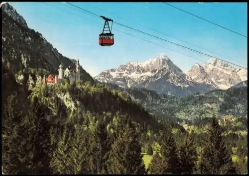 Ansichtskarte Schwangau Tegelbergbahn 1979