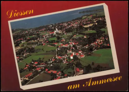 Ansichtskarte Dießen am Ammersee (Diessen) Luftbild Luftaufnahme 1990