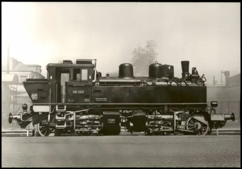 Ansichtskarte  Dampflokomotive Baureihe 98 Windbergbahn 1975