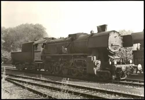 Ansichtskarte  Dampflokomotive Baureihe 50 Fotokarte 1977