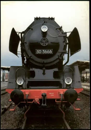 Ansichtskarte  Dampflokomotive Vennbahn Bad Salzungen 1999