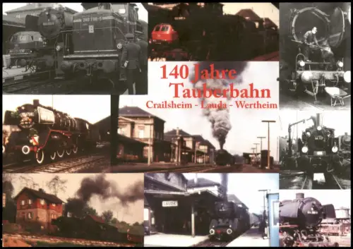 140 Jahre Tauberbahn Crailshein  Dampflokomotive MB