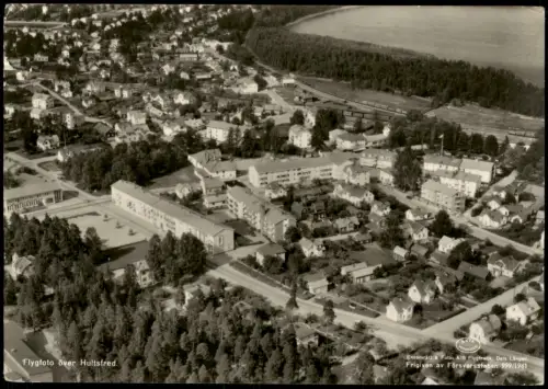 Postcard Hultsfred Luftbild Fliegeraufnahme 1971  Schweden Servige