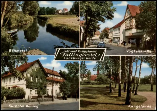 Ansichtskarte Bad Fallingbostel Vogteistraße Kurhotel Köning 4 Bild 1972
