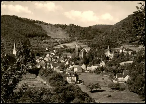 Ansichtskarte Bad Bertrich Blick auf die Stadt 1971