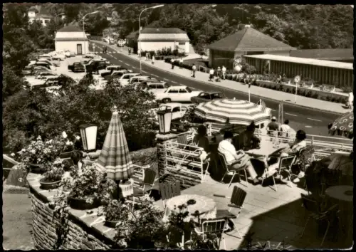 Ansichtskarte Bad Bertrich Terrasse Hotel Erholung - Fotokarte 1969