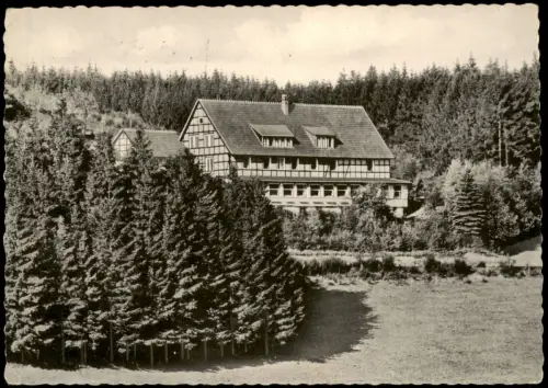 Ansichtskarte Meschede Jugendbildungsstätte Zum Köpperkopf 1962