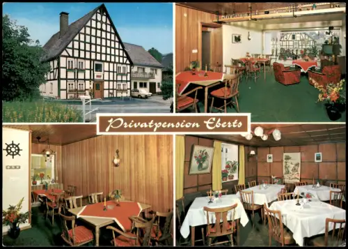 Ansichtskarte Kirchhundem Privatpension Eberts 4 Bild 1976