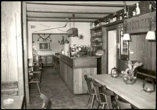 Garmisch-Partenkirchen Gaststätte Rosenstübel Gastraum 1973 Privatfoto