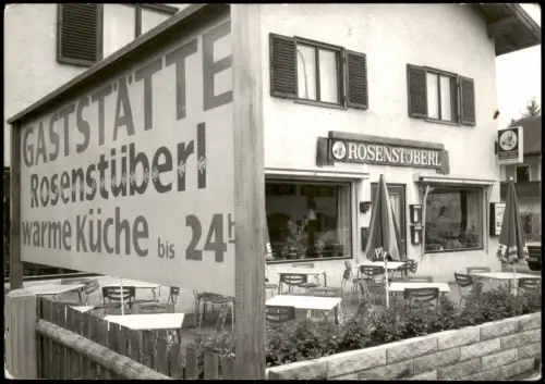 Garmisch-Partenkirchen Gaststätte Rosenstübel außen 1973 Privatfoto