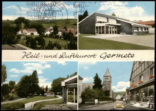 Ansichtskarte Germete-Warburg Stadt Halle Straße 4 Bild 1973