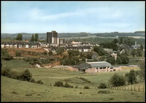 Ansichtskarte Hückeswagen Hallenbad und Wiehagen 1981