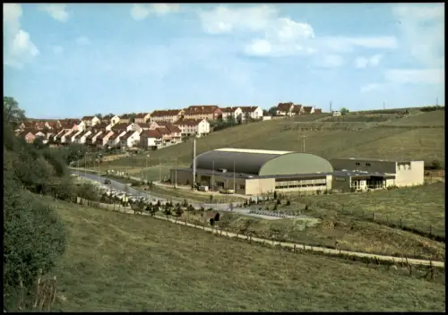 Ansichtskarte Hückeswagen Hallenbad Wohnsiedlung 1979