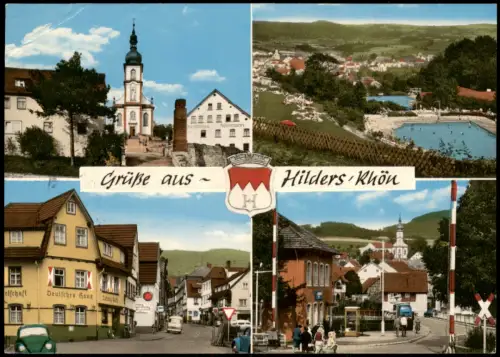Ansichtskarte Hilders (Rhön) Mehrbildkarte Grüße aus HILDERS/Rhön 1973