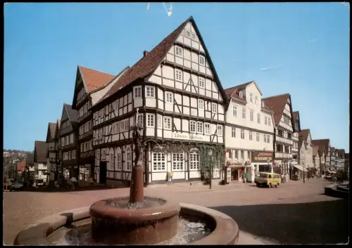Ansichtskarte Bad Wildungen Fachwerkhäuser Altstadt 1992