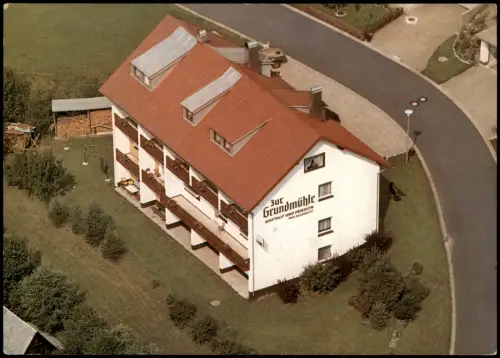 Oberwarmensteinach-Warmensteinach Luftbild Gasthof Grundmühle 1978