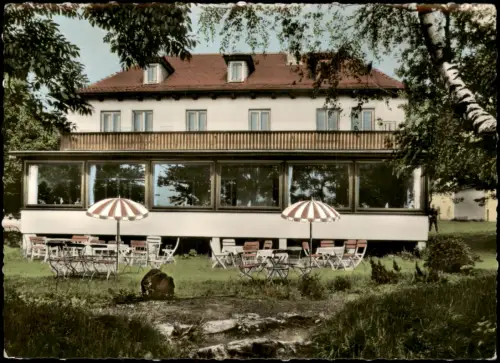 Ansichtskarte Schwarzenborn (Knüll) Hotel Bogler Haus 1971