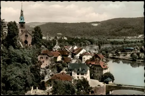 Ansichtskarte Laufenburg Stadtblick Colorfotokarte 1974