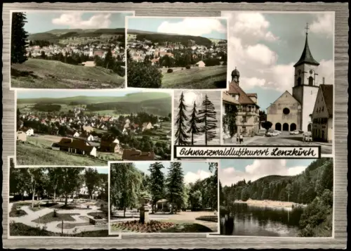 Ansichtskarte Lenzkirch Stadtteilansichten Colorfotokarte 1967