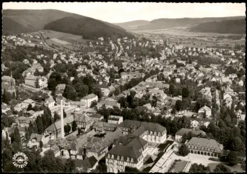 Ansichtskarte Bad Pyrmont Luftbild Luftaufnahme 1964