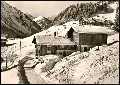 Mittelberg Vorarlberg Jugend-Ferienheim  Stadt Frankfur Alte Mühle Winter 1978