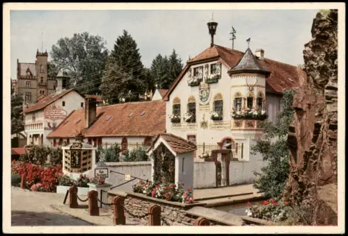 Ansichtskarte Fischbach Klostergut Rettershof 1952
