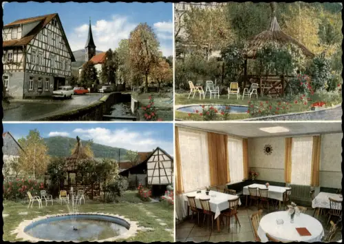 Schlierbach-Lindenfels Bergstraße Gasthaus-Pension-Metzgerei Meister 4Bild 1966