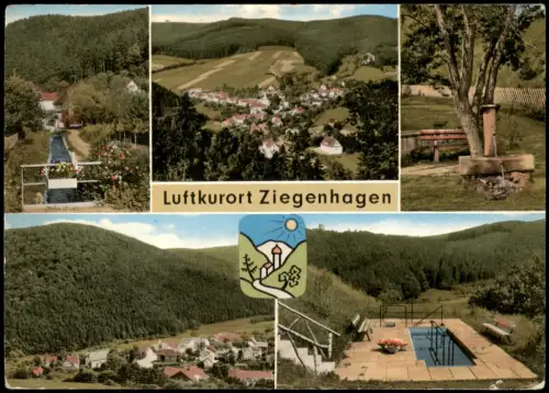 Ansichtskarte Ziegenhagen-Witzenhausen Mehrbild Kneipp-Anlagen 1976